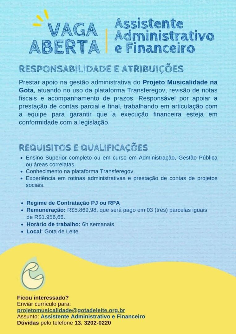 Vagas 31/03/2026 Baixada Santista