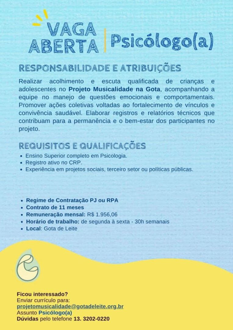 Vagas 31/03/2026 Baixada Santista