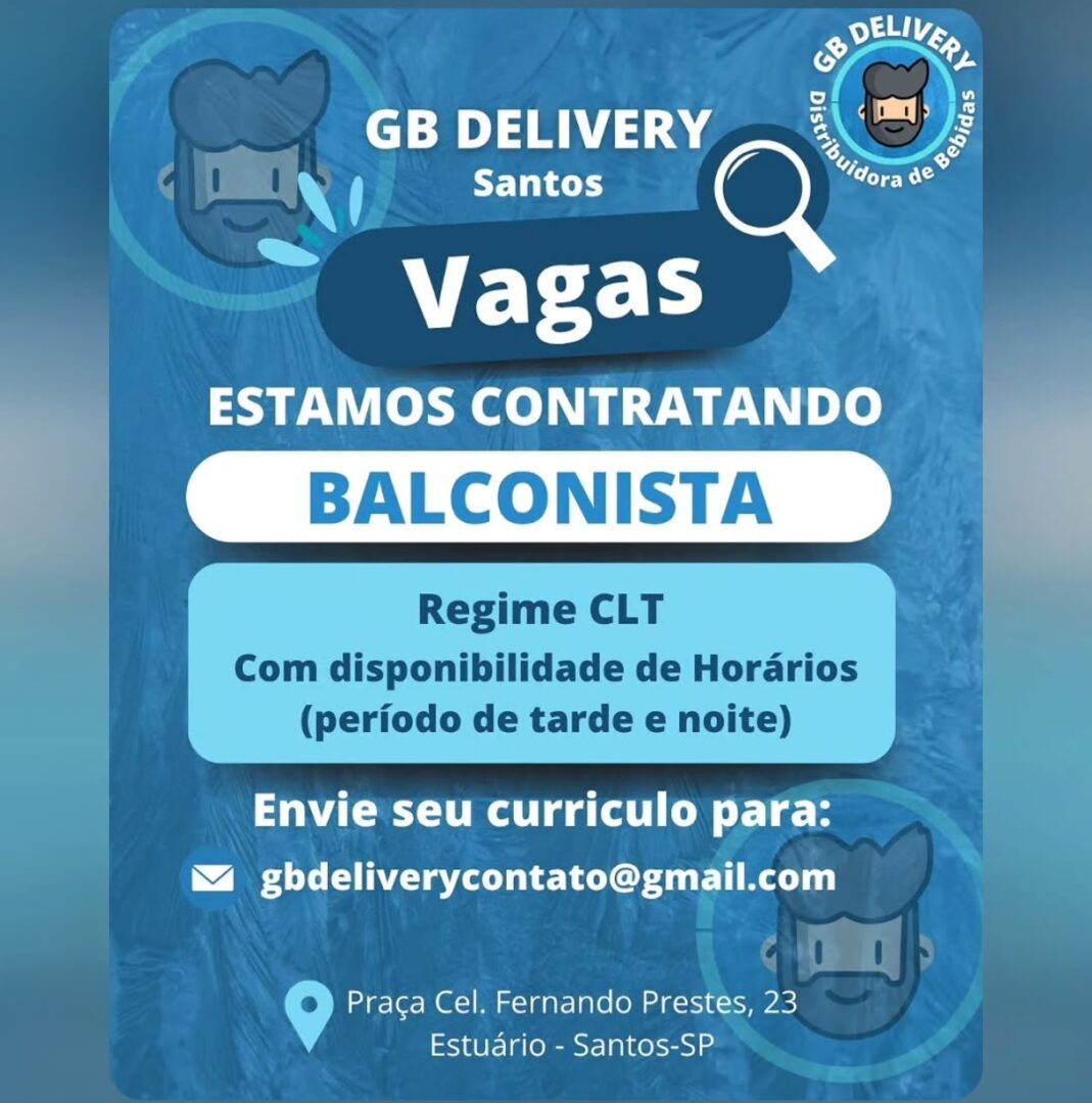 Vagas 31/03/2026 Baixada Santista