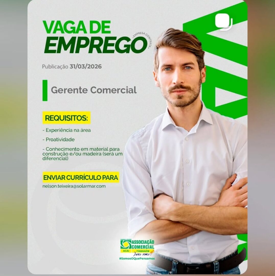 Vagas 31/03/2026 Baixada Santista