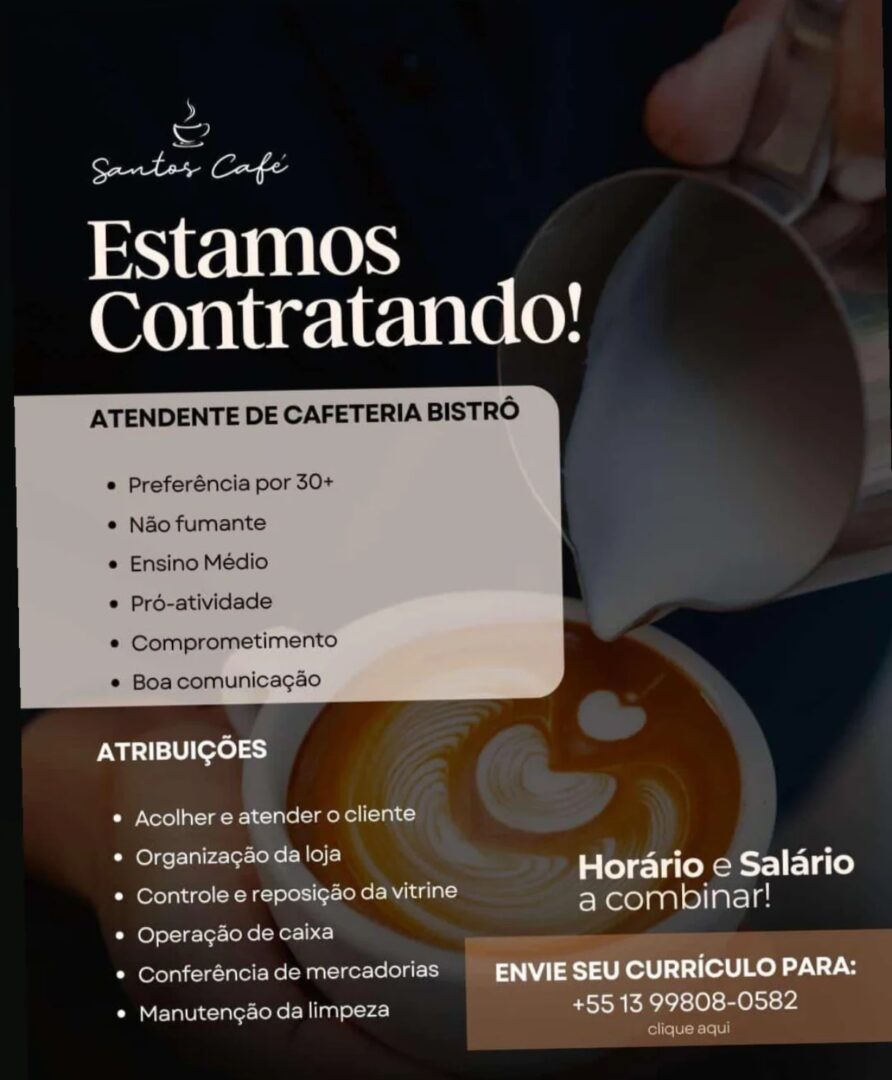 Vagas 01/04/2026 Baixada Santista