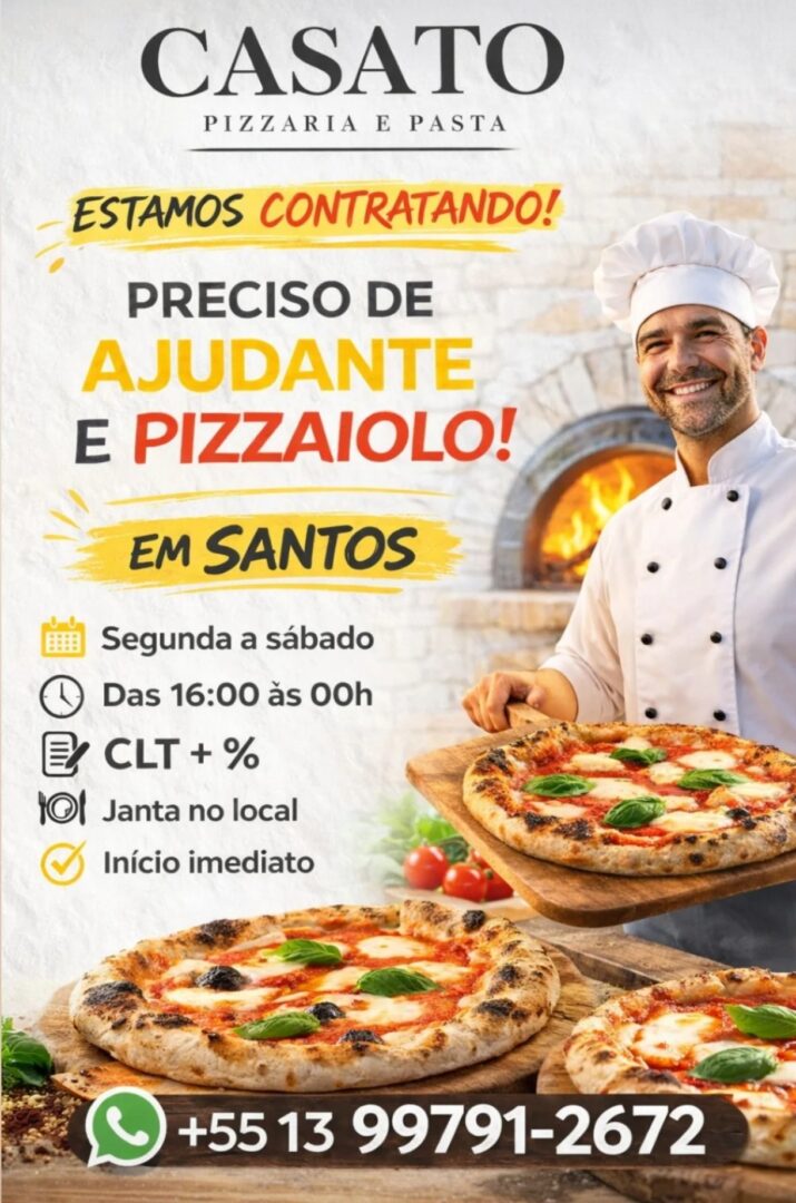 Vagas 01/04/2026 Baixada Santista