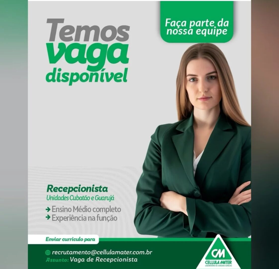 Vagas 01/04/2026 Baixada Santista