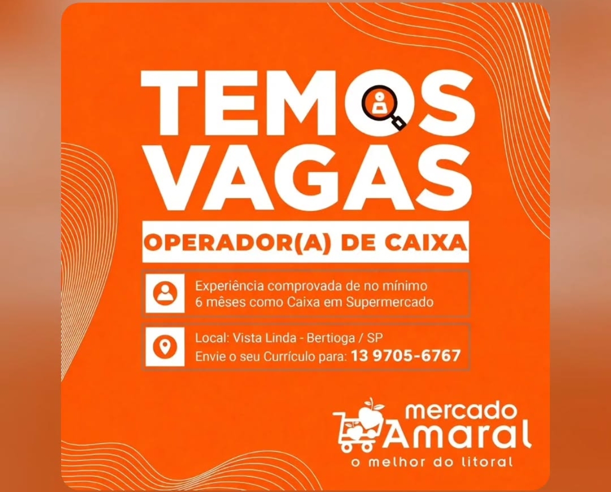 Vagas 01/04/2026 Baixada Santista