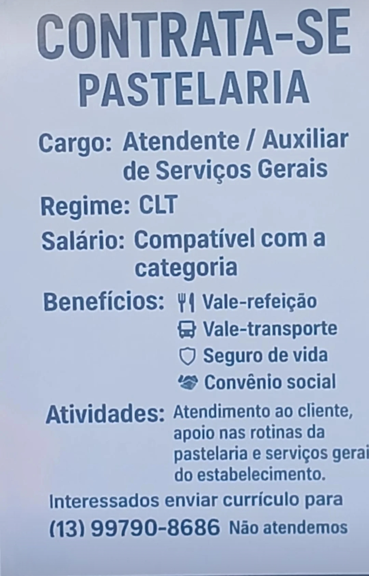 Vagas 02/04/2026 Baixada Santista