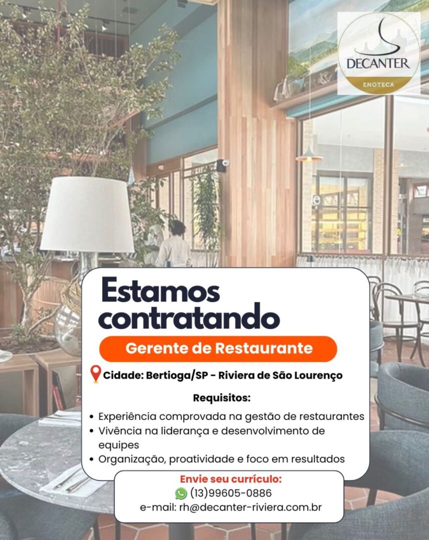 Vagas 04/04/2026 Baixada Santista