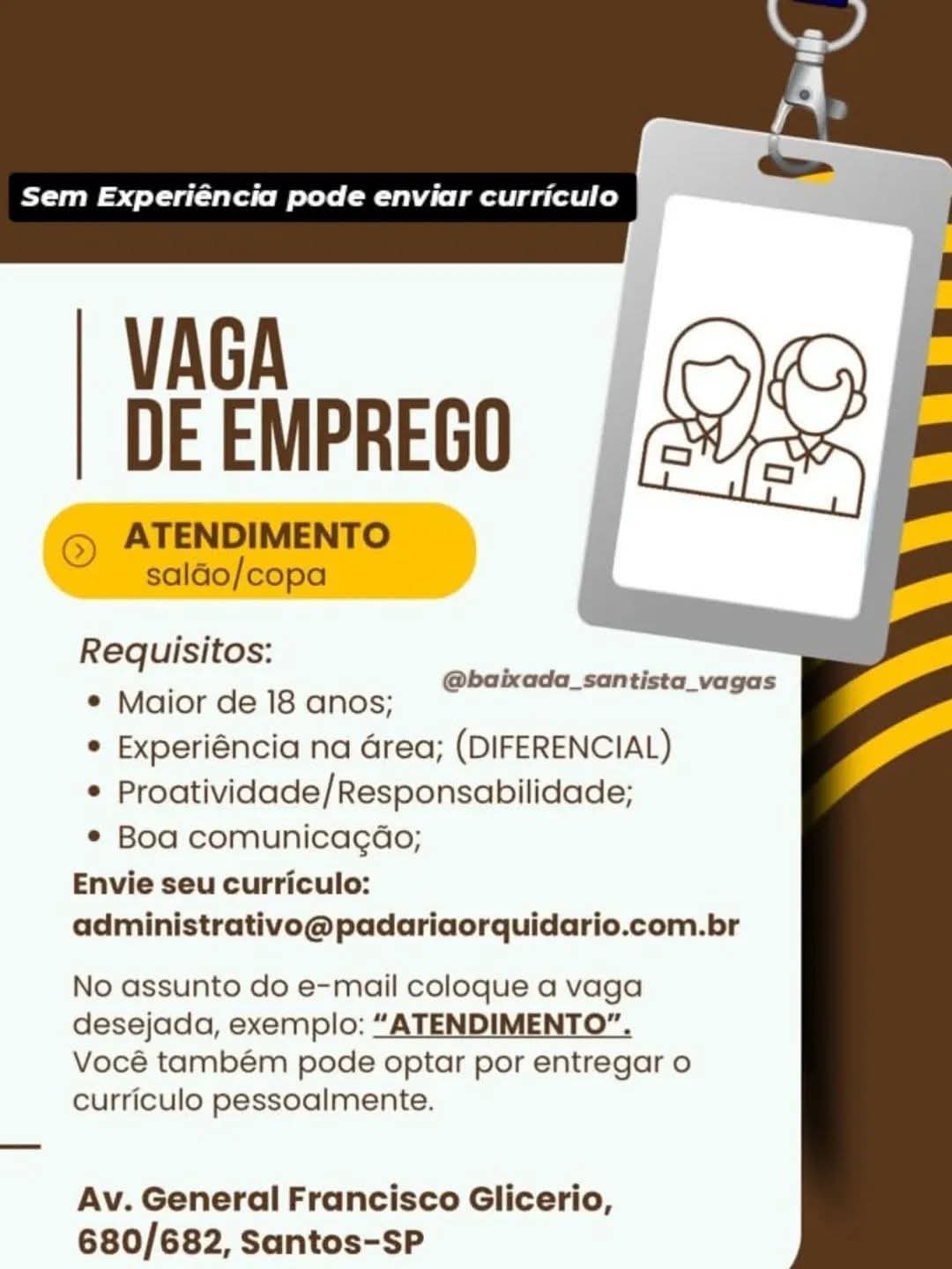 Vagas 03/04/2026 Baixada Santista