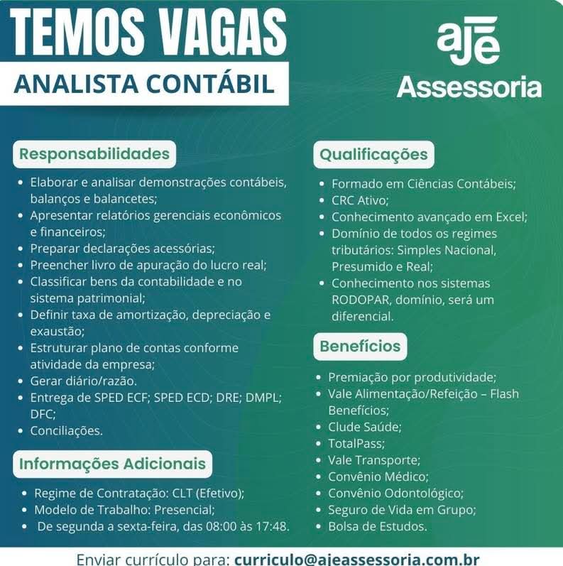 Vagas 03/04/2026 Baixada Santista