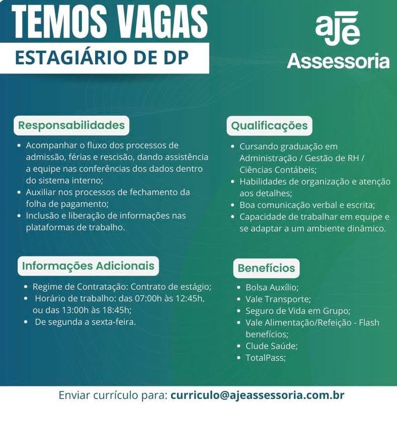 Vagas 03/04/2026 Baixada Santista