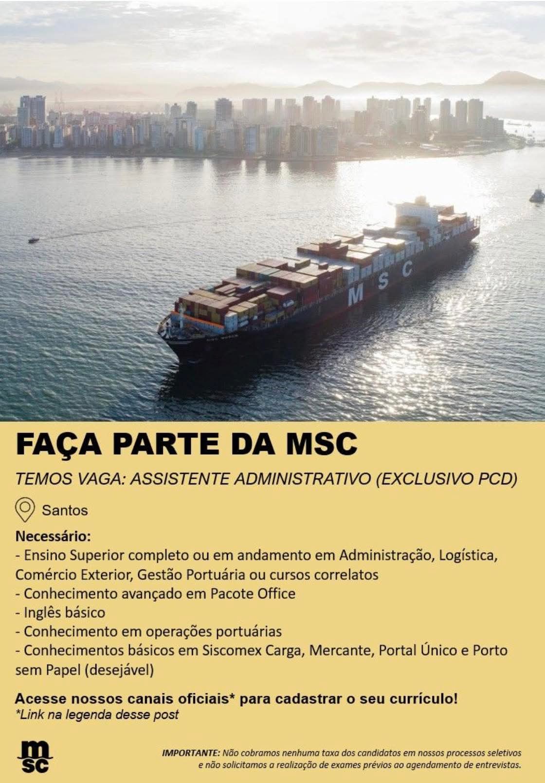 Vagas 03/04/2026 Baixada Santista