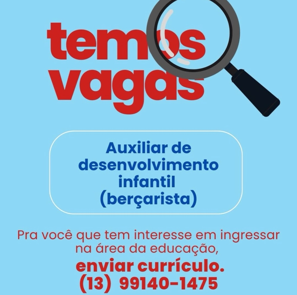 Vagas 05/04/2026 Baixada Santista