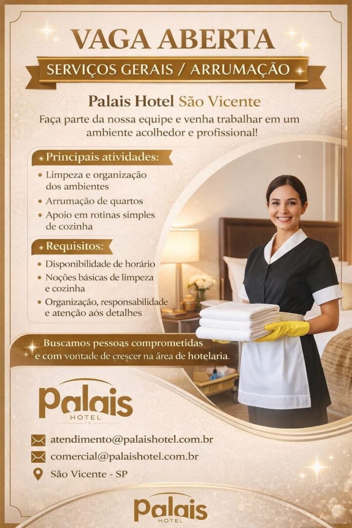 Vagas 06/04/2026 Baixada Santista