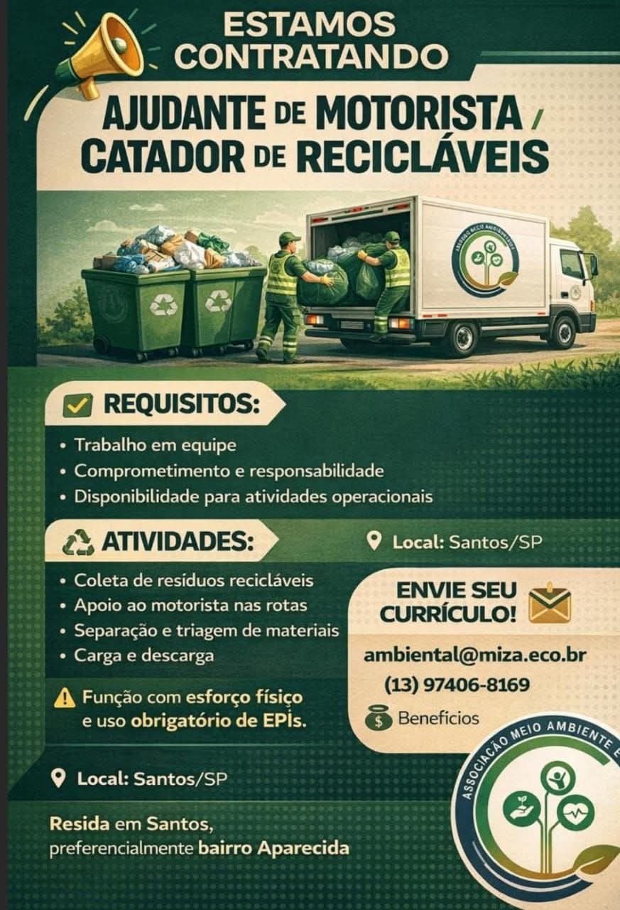 Vagas 06/04/2026 Baixada Santista