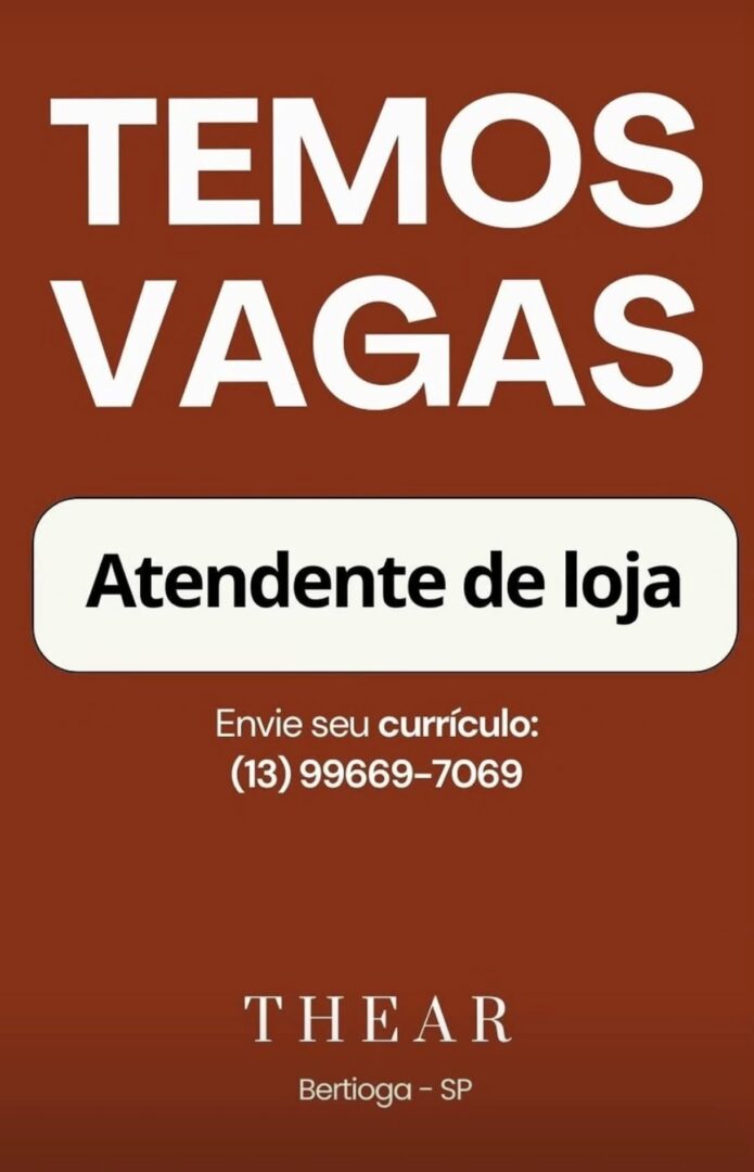 Vagas 06/04/2026 Baixada Santista