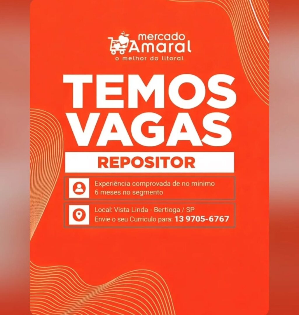 Vagas 06/04/2026 Baixada Santista