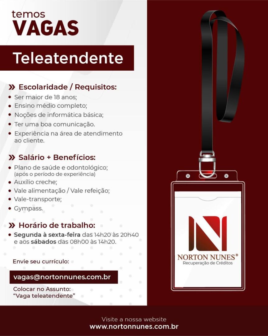 Vagas 07/04/2026 Baixada Santista