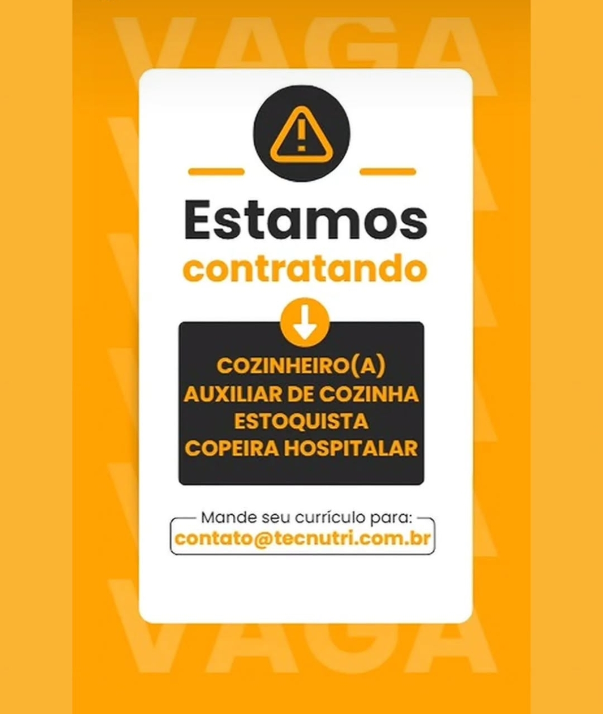 Vagas 07/04/2026 Baixada Santista