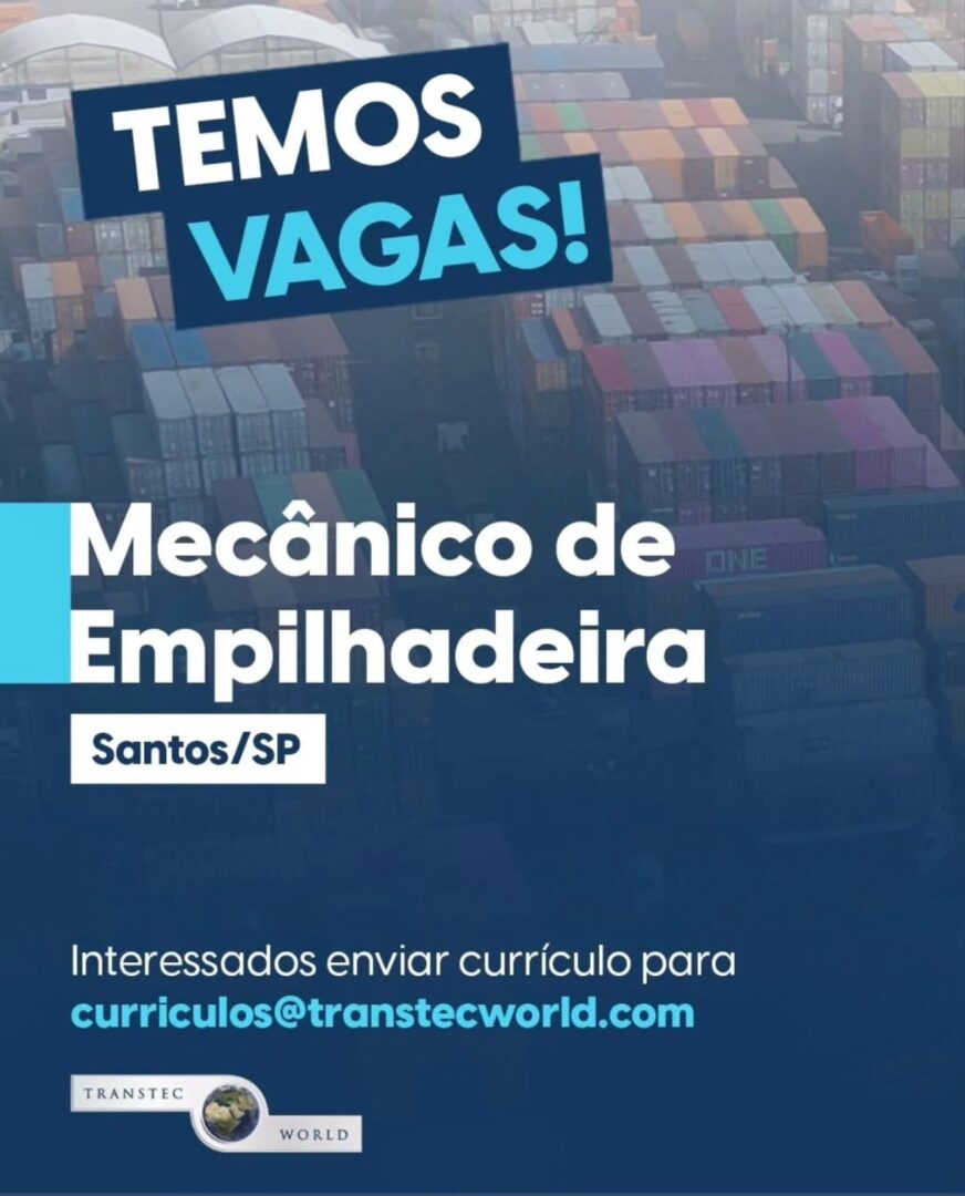 Vagas 07/04/2026 Baixada Santista