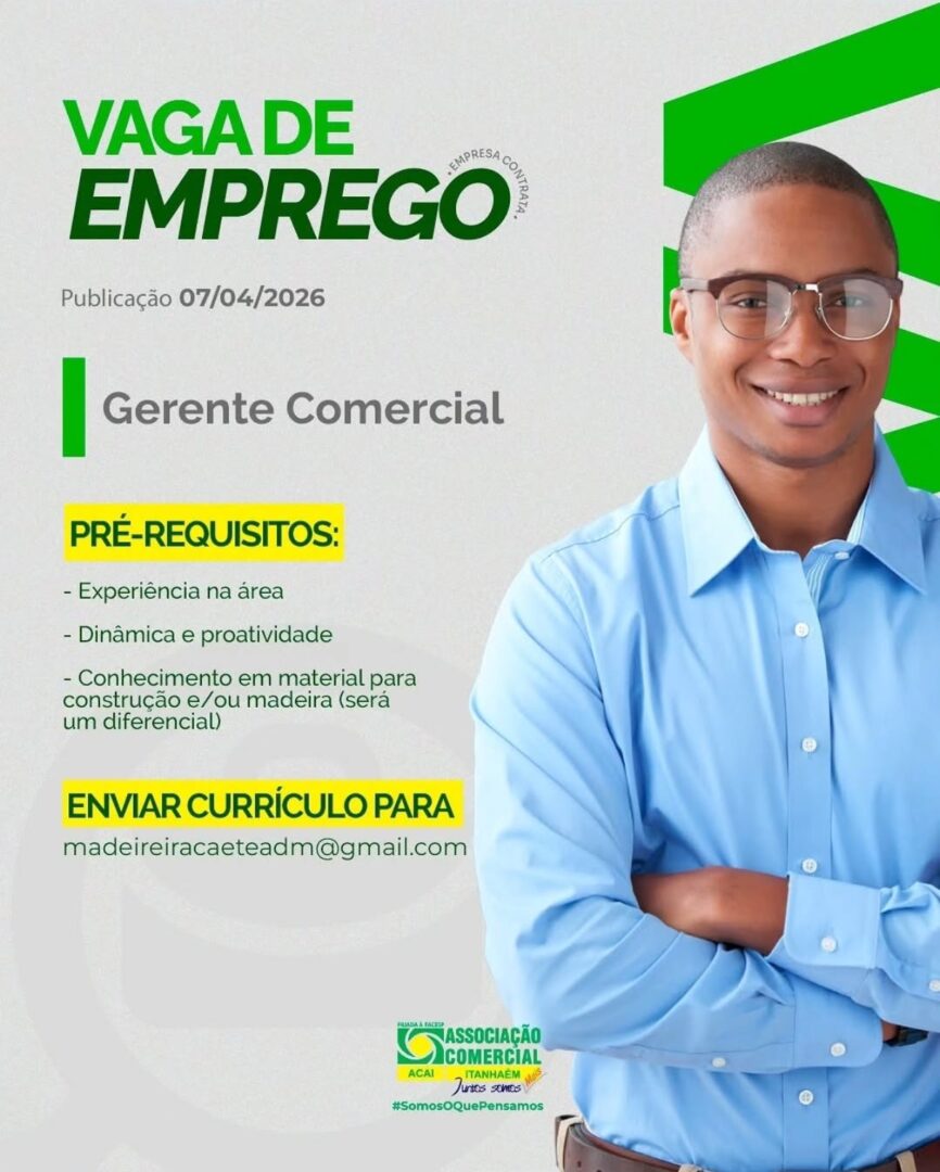 Vagas 07/04/2026 Baixada Santista