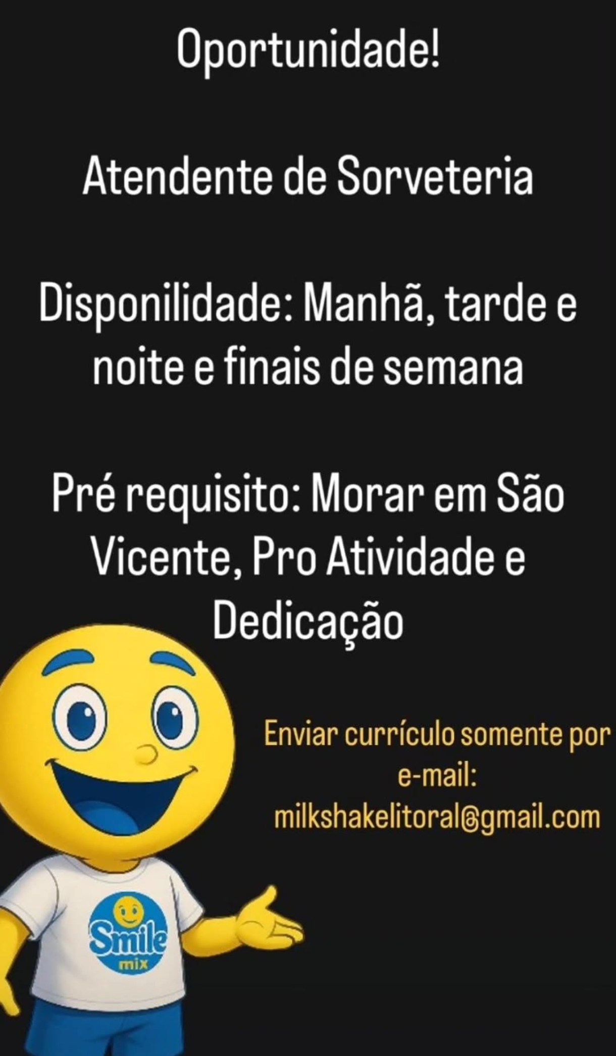 Vagas 07/04/2026 Baixada Santista