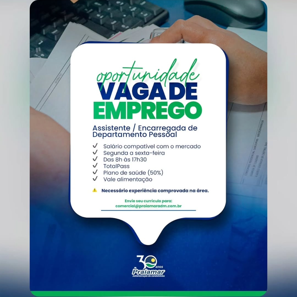 Vagas 07/04/2026 Baixada Santista