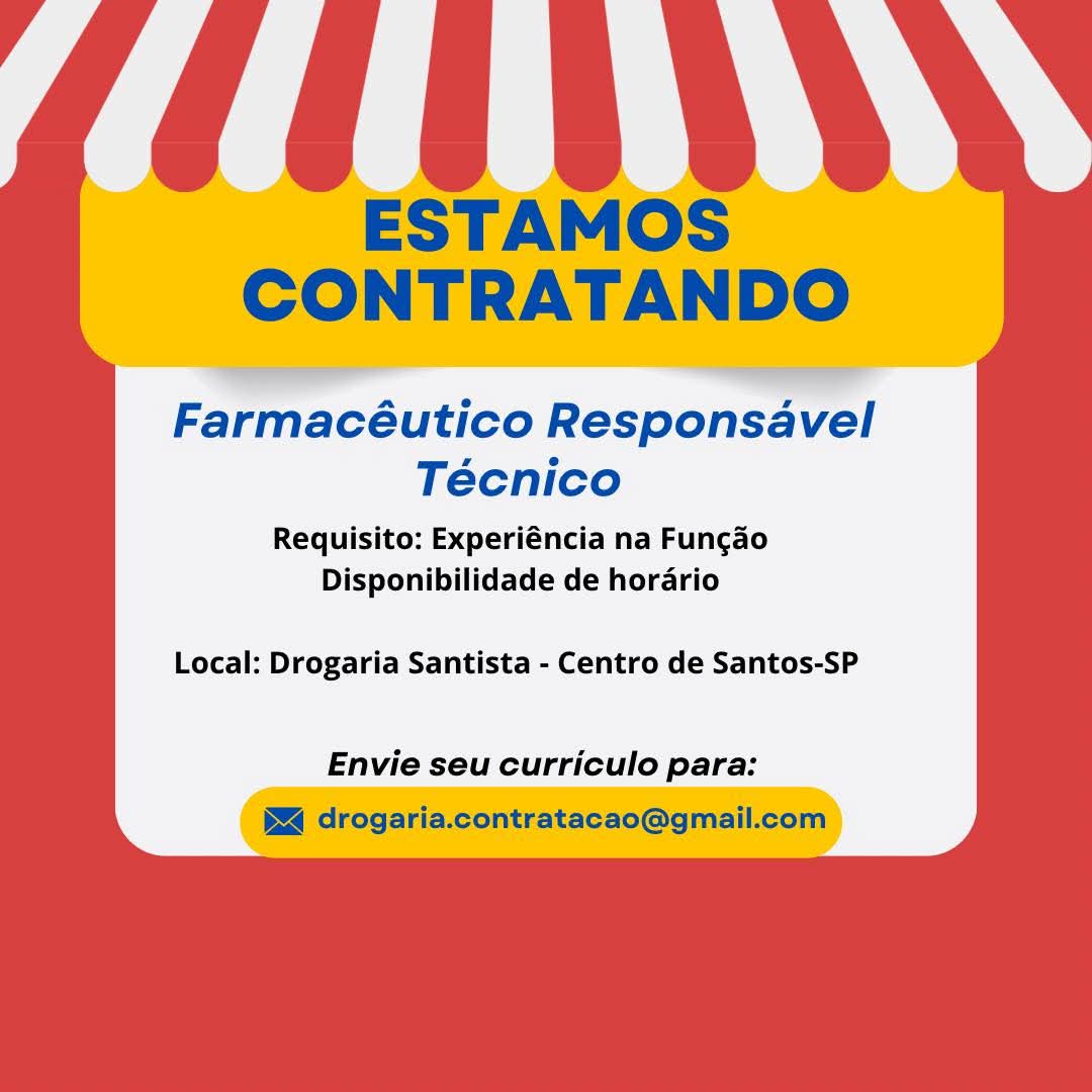 Vagas 08/04/2026 Baixada Santista