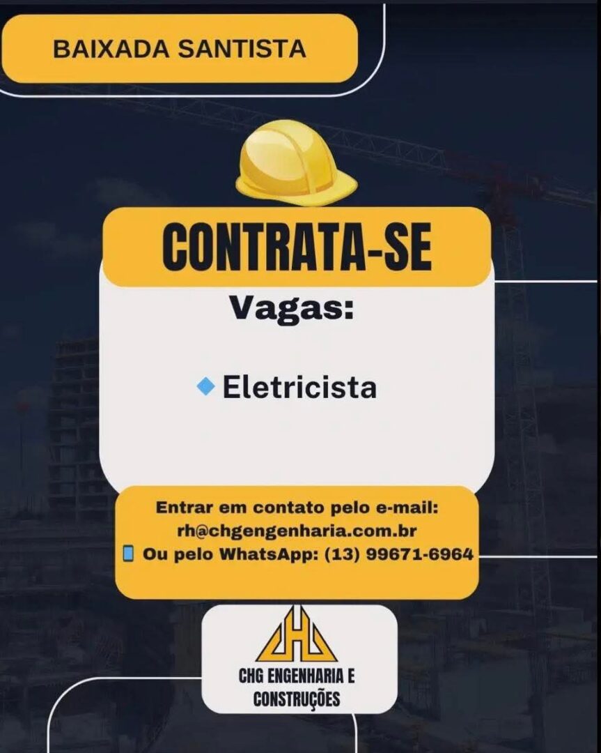 Vagas 08/04/2026 Baixada Santista