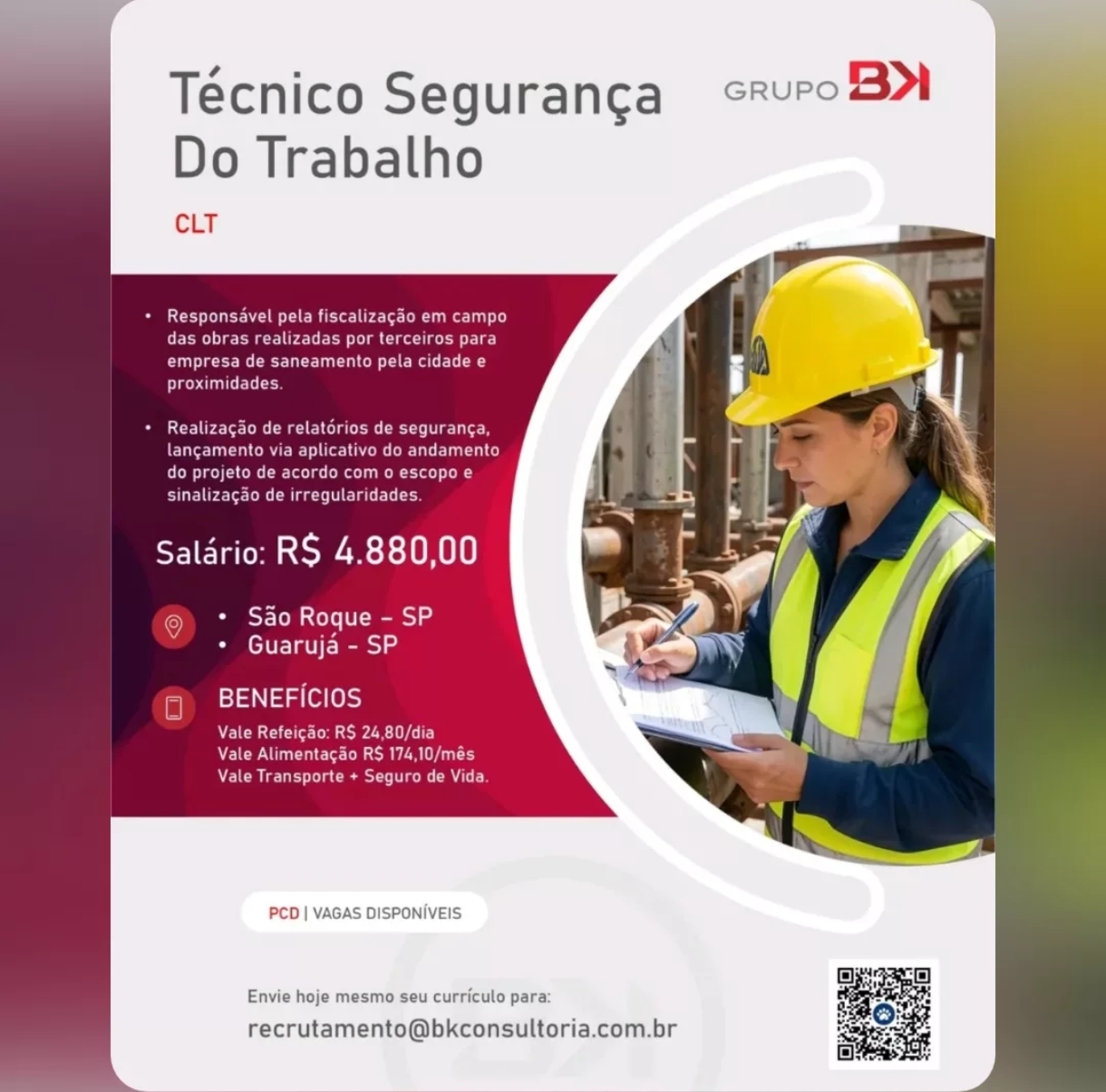 Vagas 08/04/2026 Baixada Santista