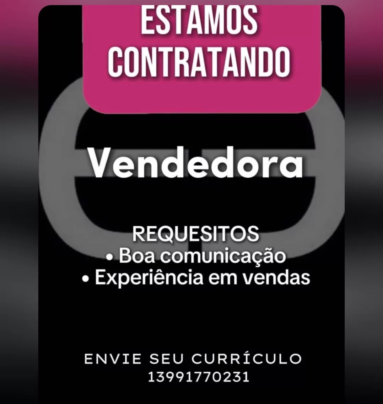 Vagas 08/04/2026 Baixada Santista