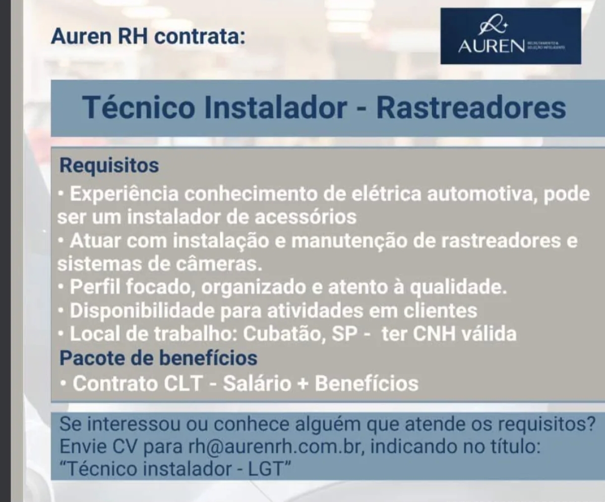 Vagas 08/04/2026 Baixada Santista