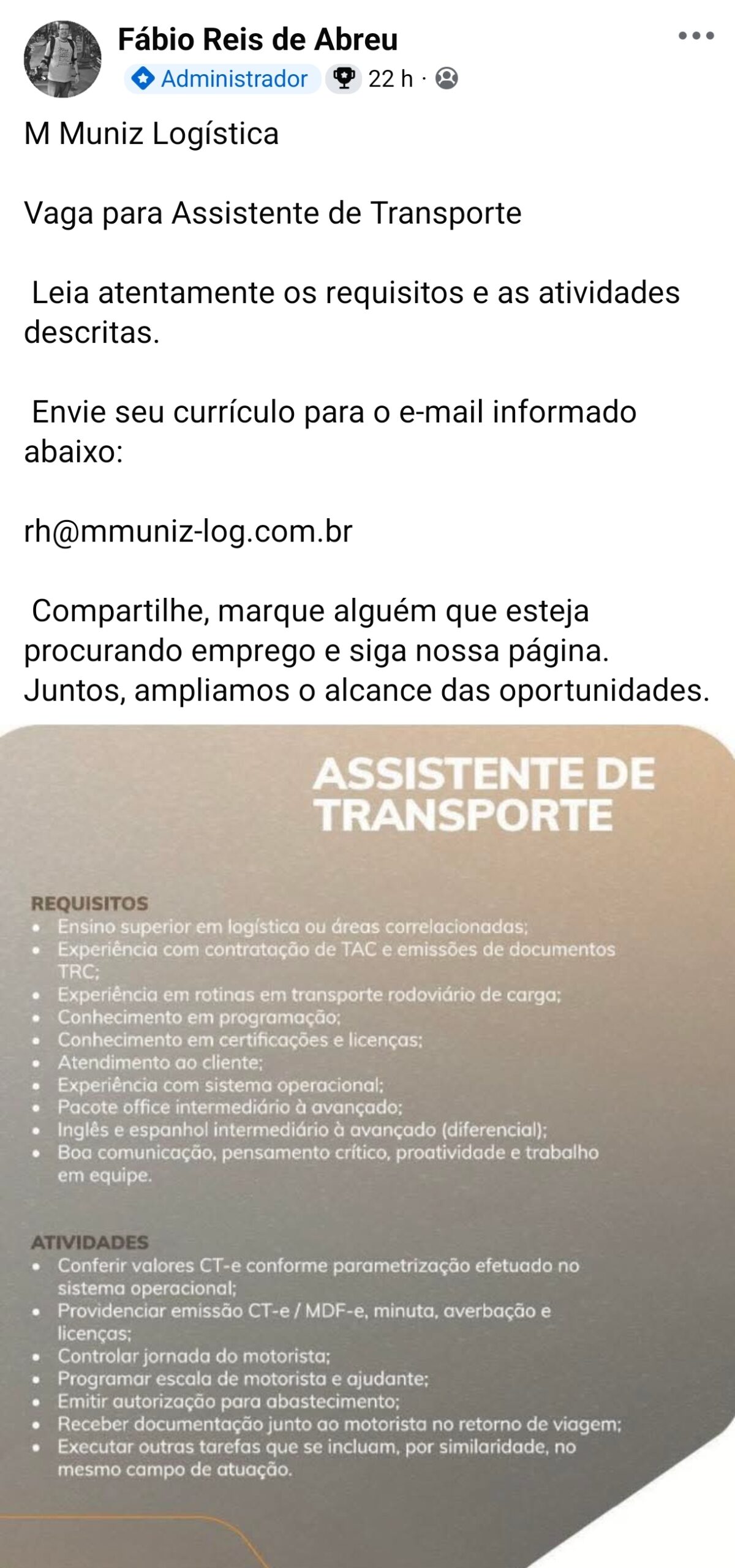 Vagas 09/04/2026 Baixada Santista