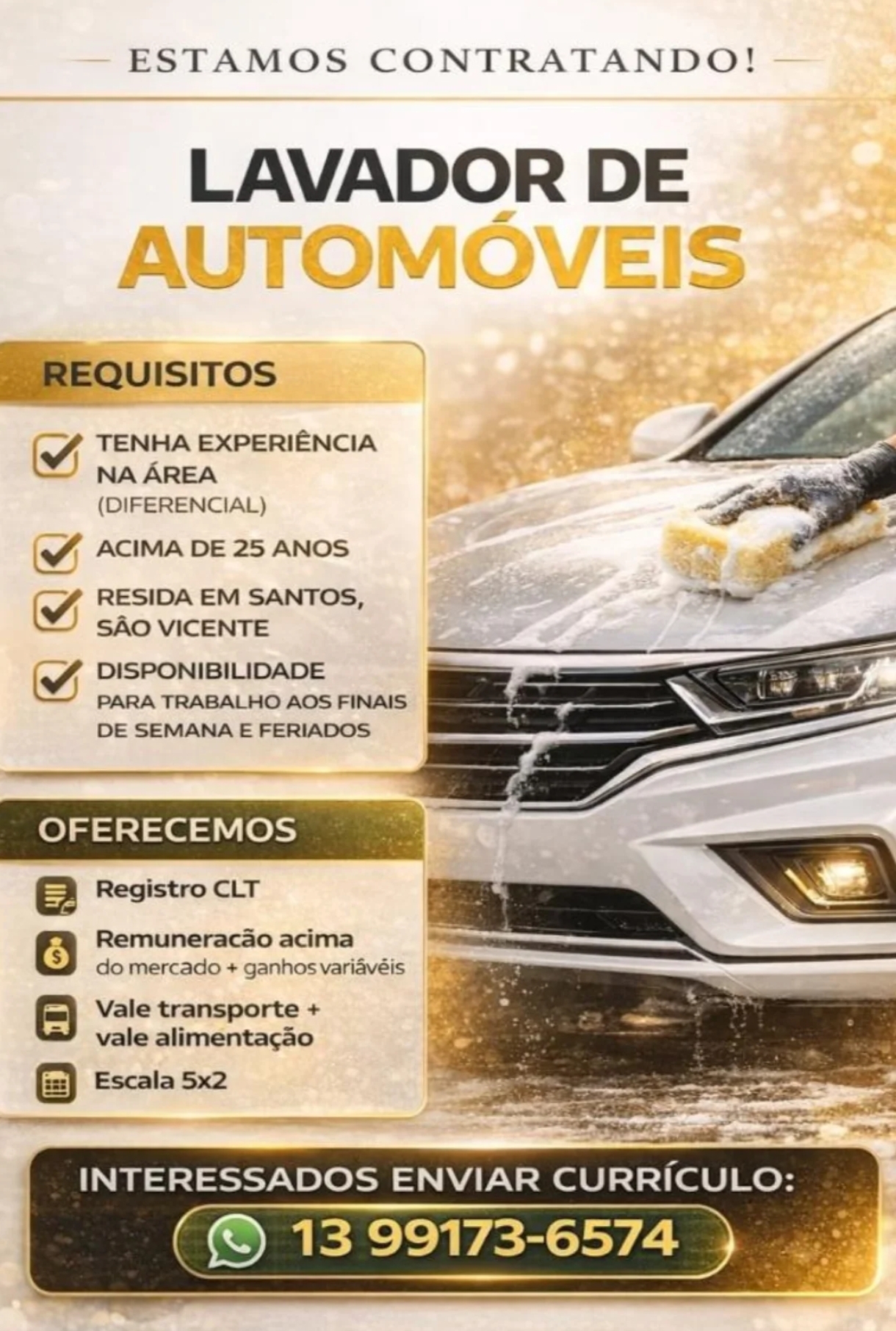 Vagas 09/04/2026 Baixada Santista