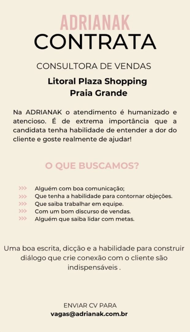 Vagas 09/04/2026 Baixada Santista