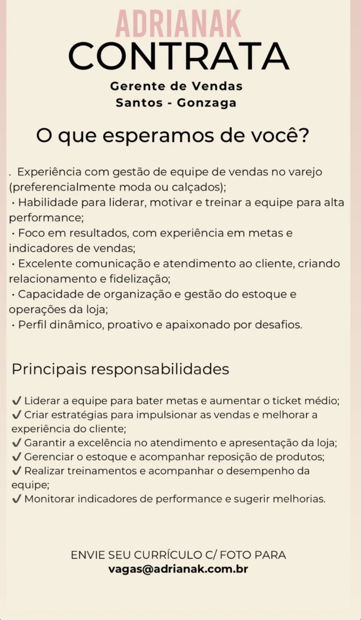 Vagas 09/04/2026 Baixada Santista