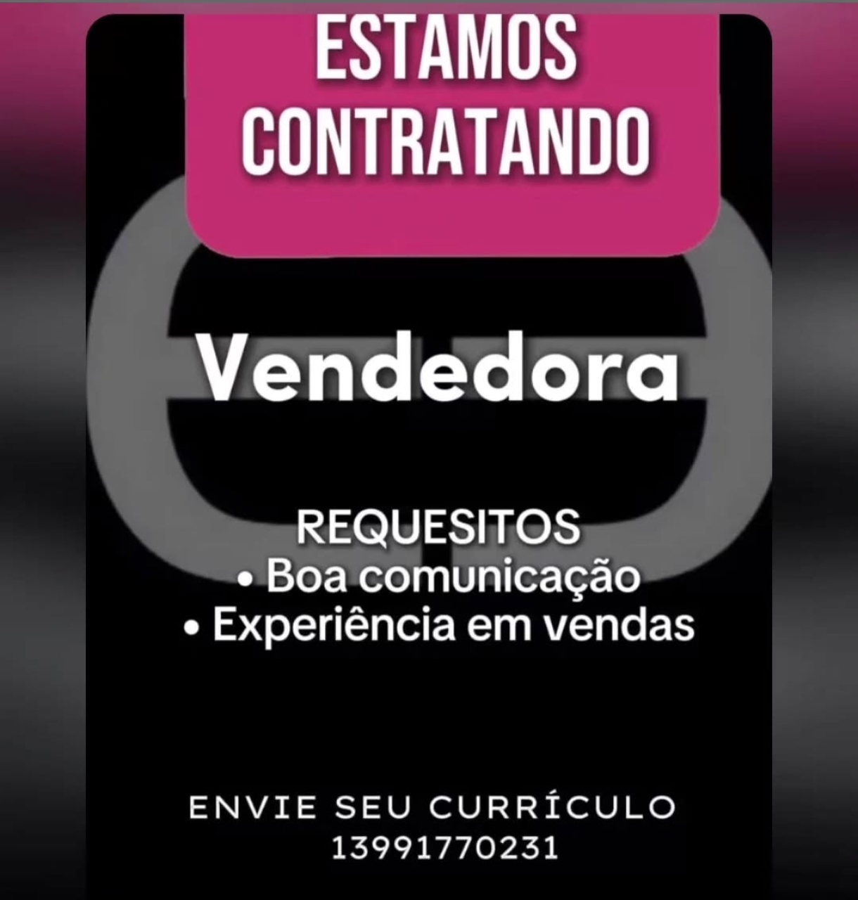 Vagas 09/04/2026 Baixada Santista