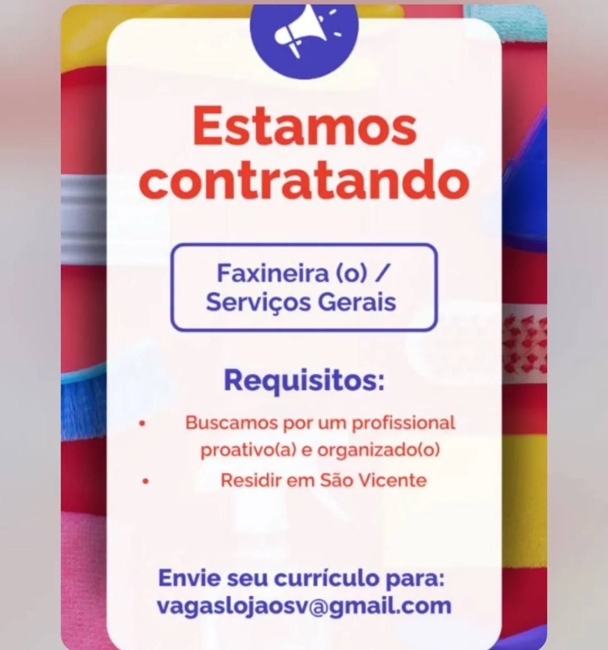 Vagas 09/04/2026 Baixada Santista