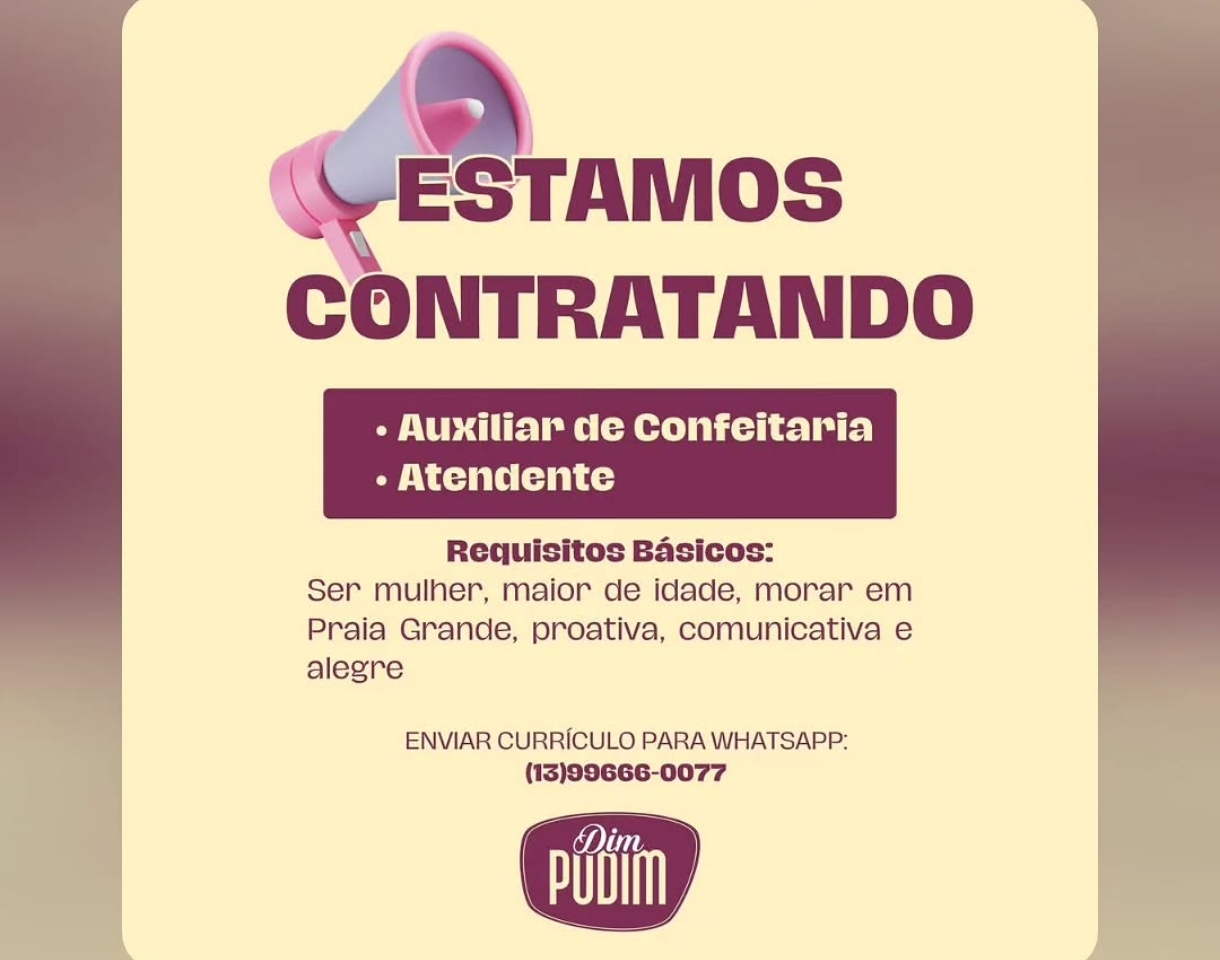 Vagas 09/04/2026 Baixada Santista