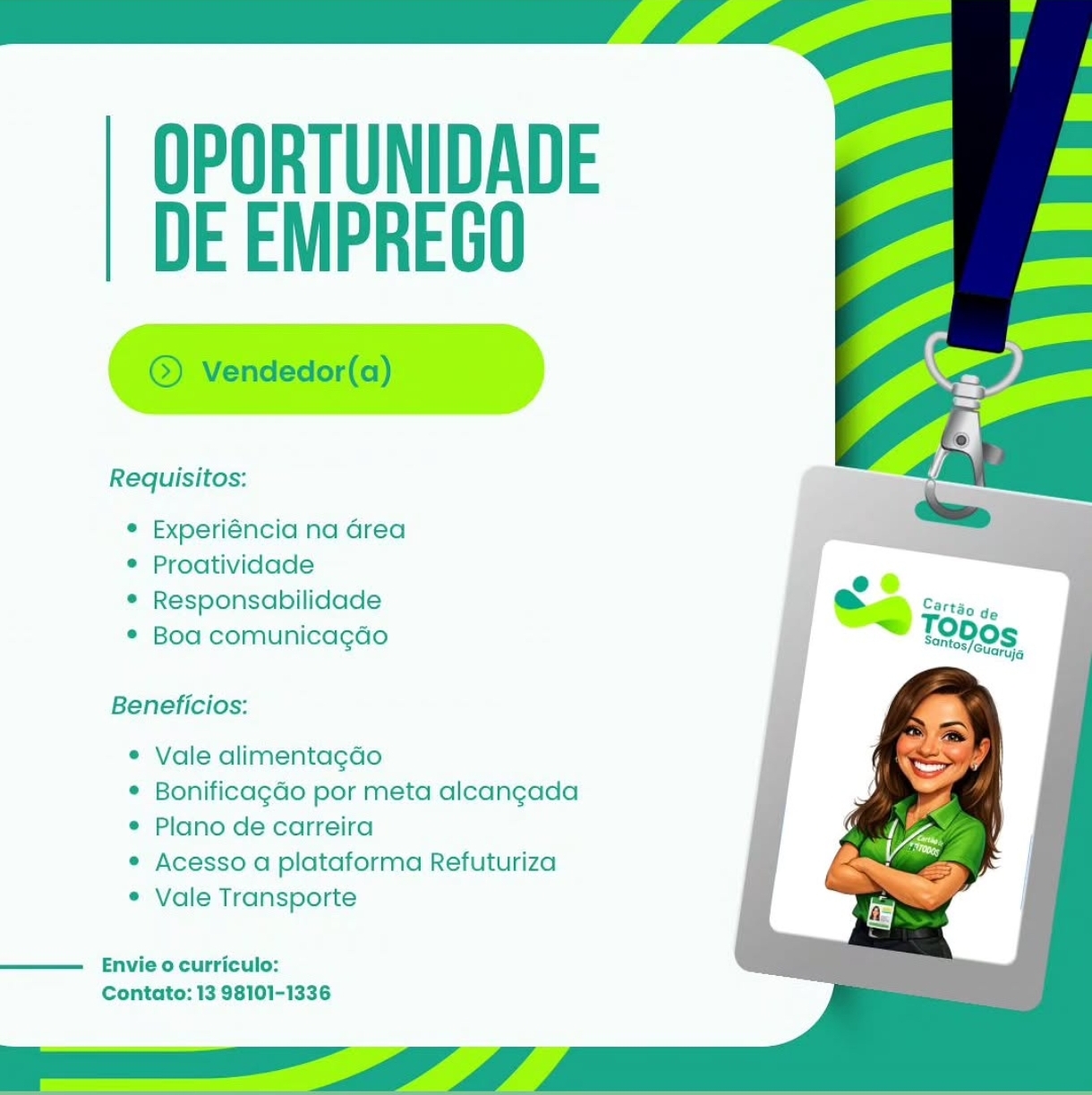 Vagas 09/04/2026 Baixada Santista