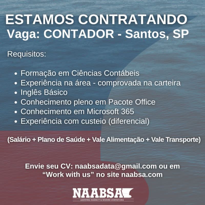 Vagas 10/04/2026 Baixada Santista