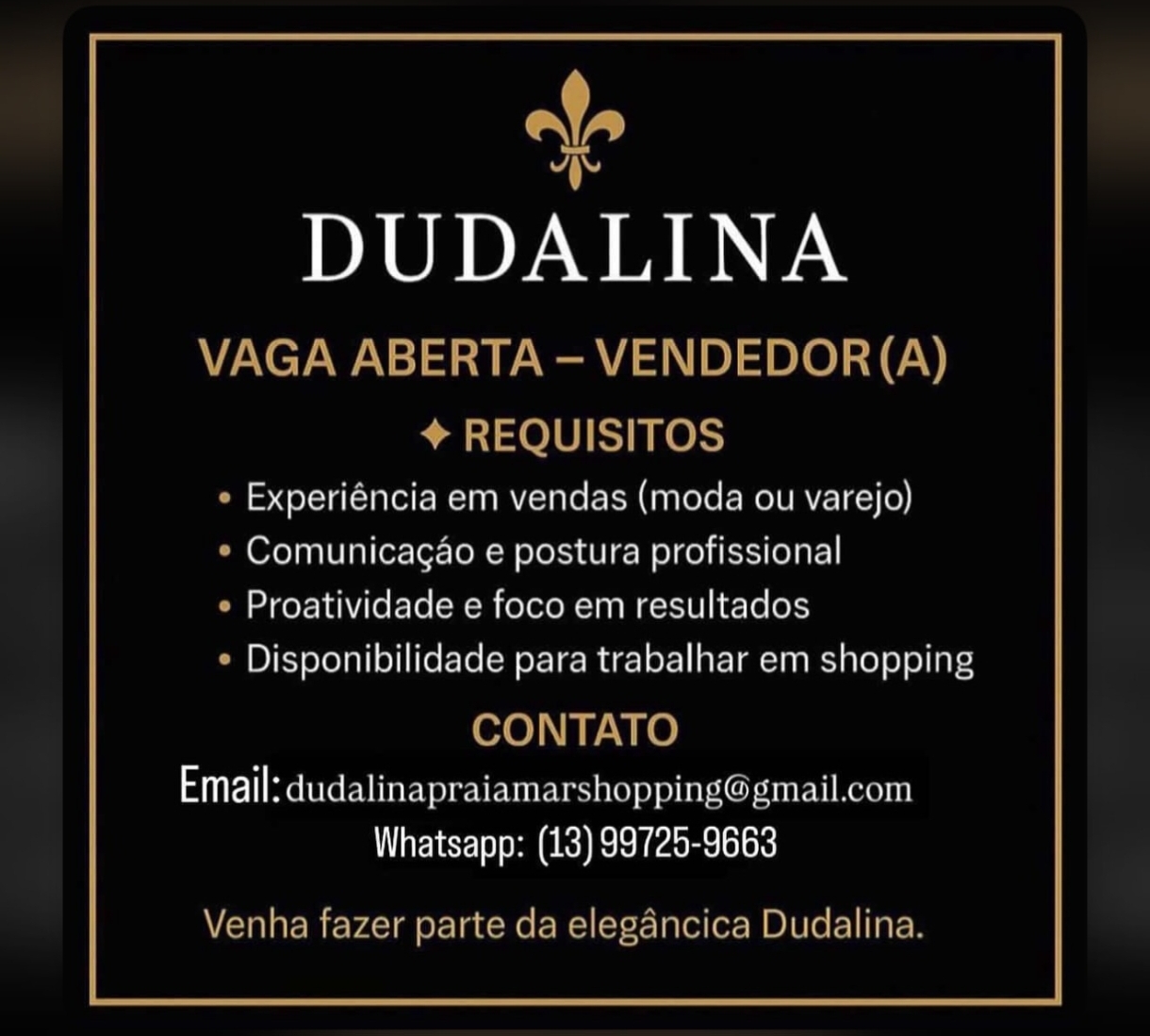 Vagas 10/04/2026 Baixada Santista