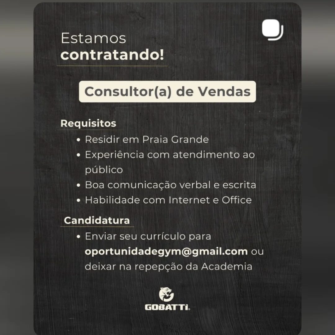 Vagas 10/04/2026 Baixada Santista