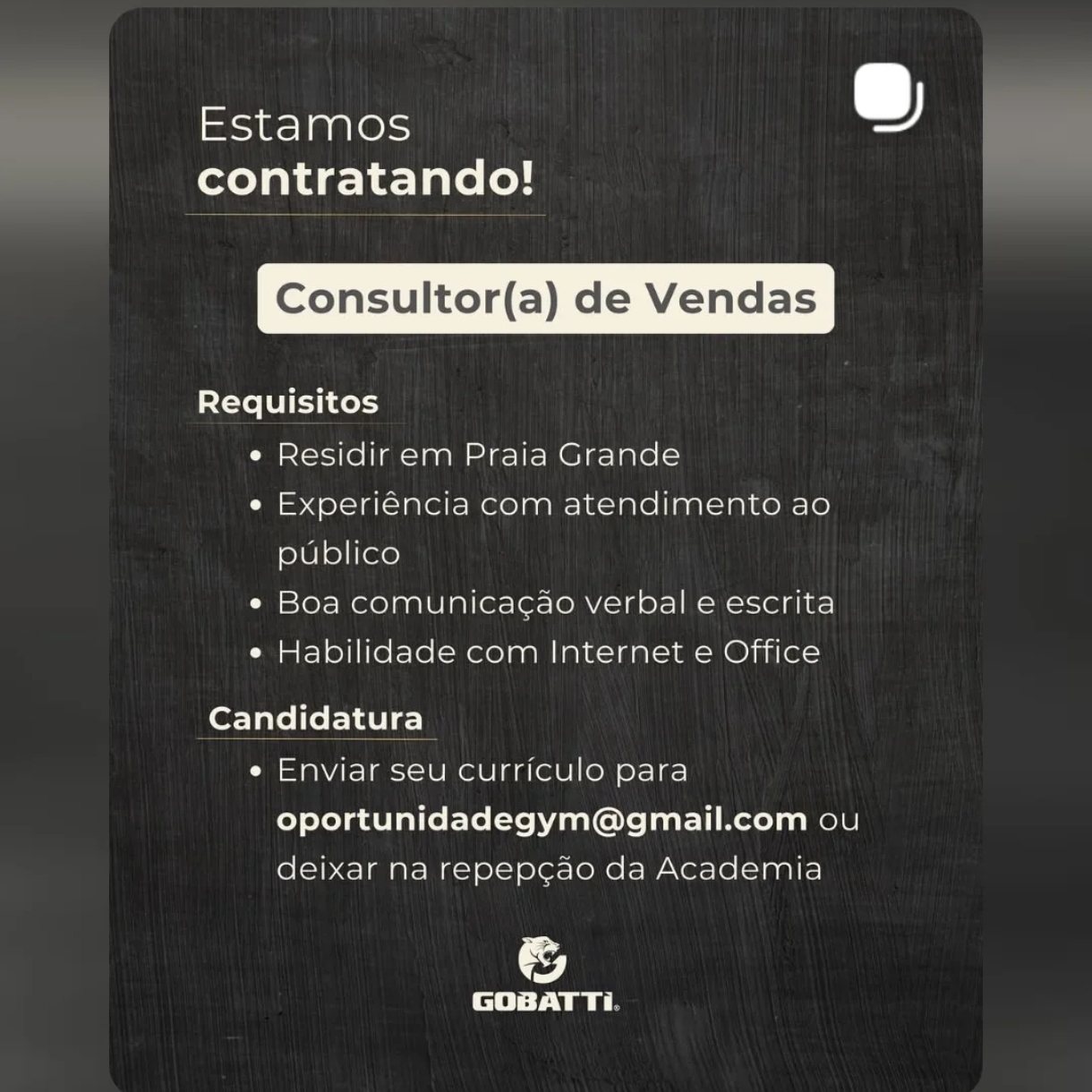 Vagas 10/04/2026 Baixada Santista