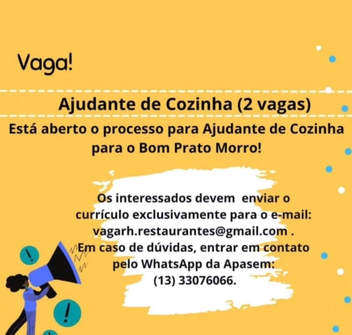 Vagas 11/04/2026 Baixada Santista