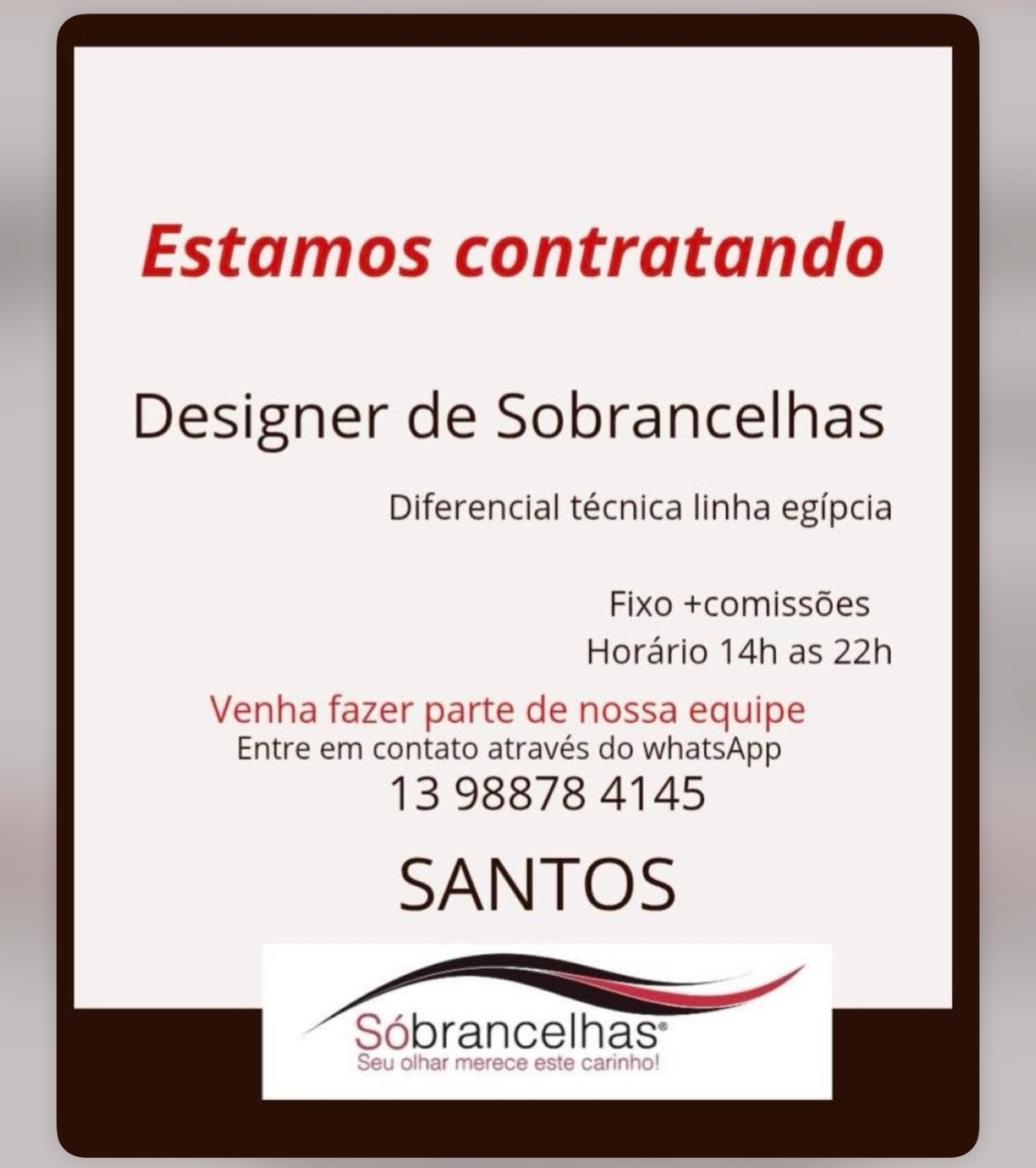 Vagas 12/04/2026 Baixada Santista