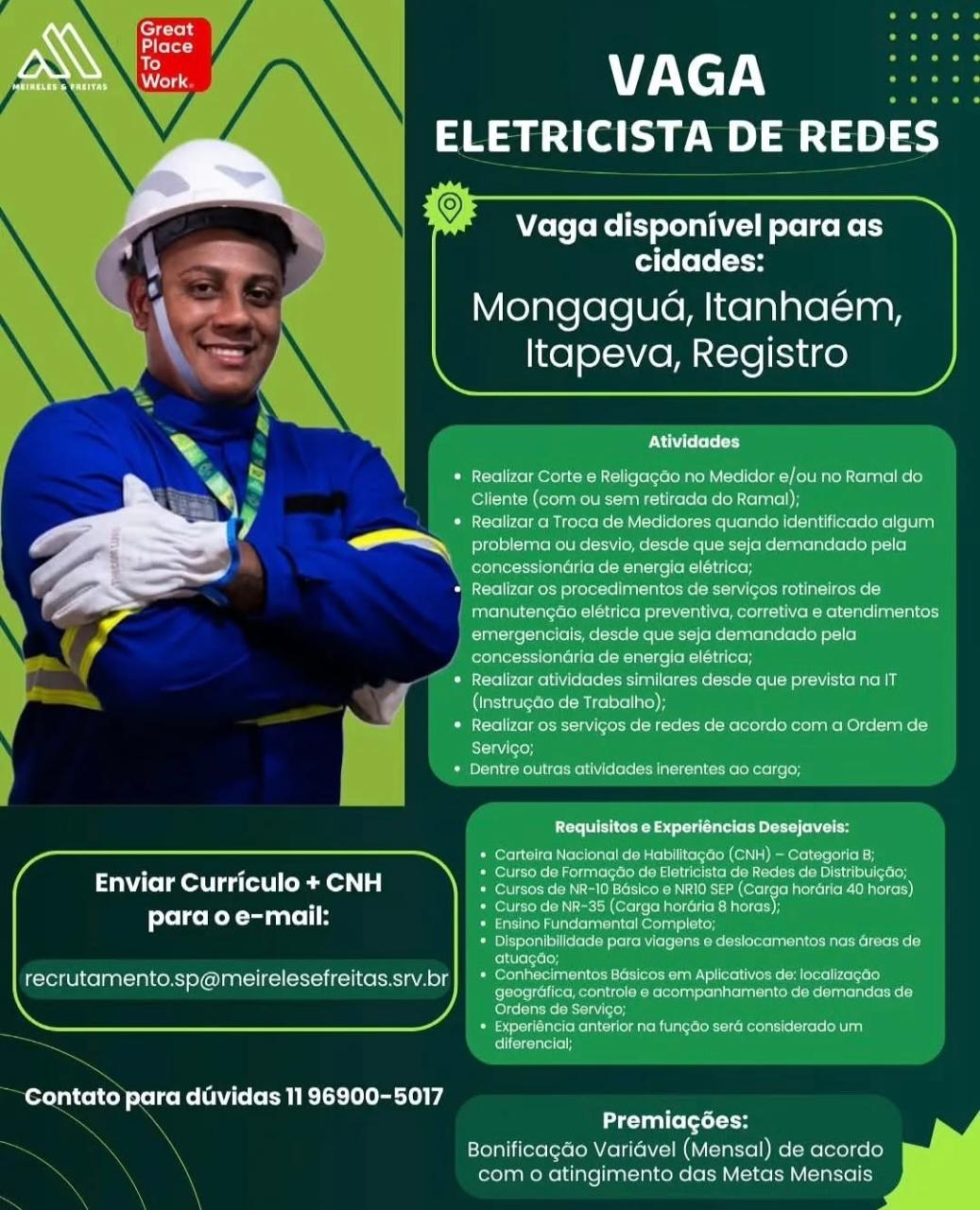 Vagas 12/04/2026 Baixada Santista