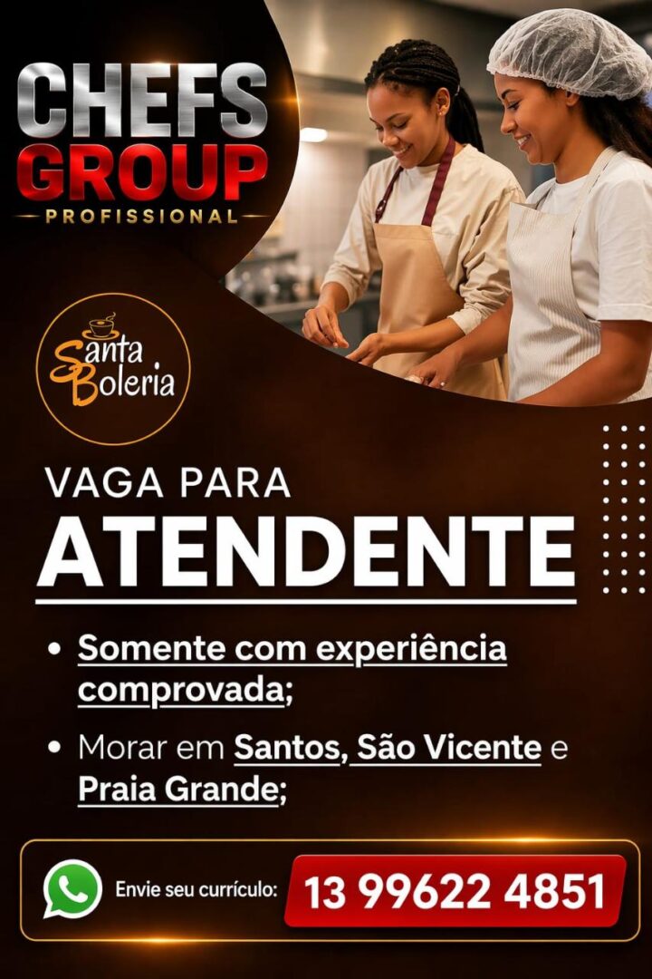 Vagas 12/04/2026 Baixada Santista