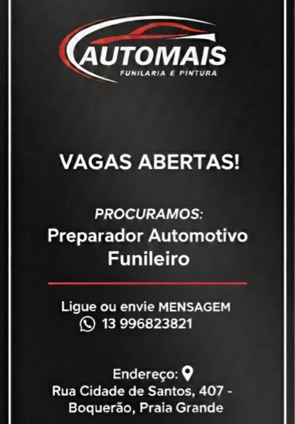 Vagas 12/04/2026 Baixada Santista