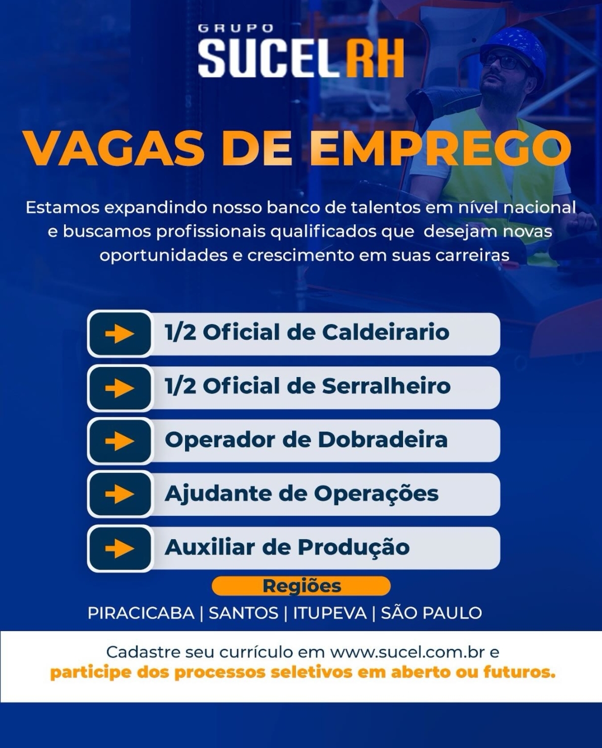 Vagas 13/04/2026 Baixada Santista