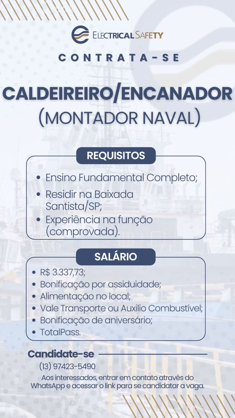 Vagas 13/04/2026 Baixada Santista