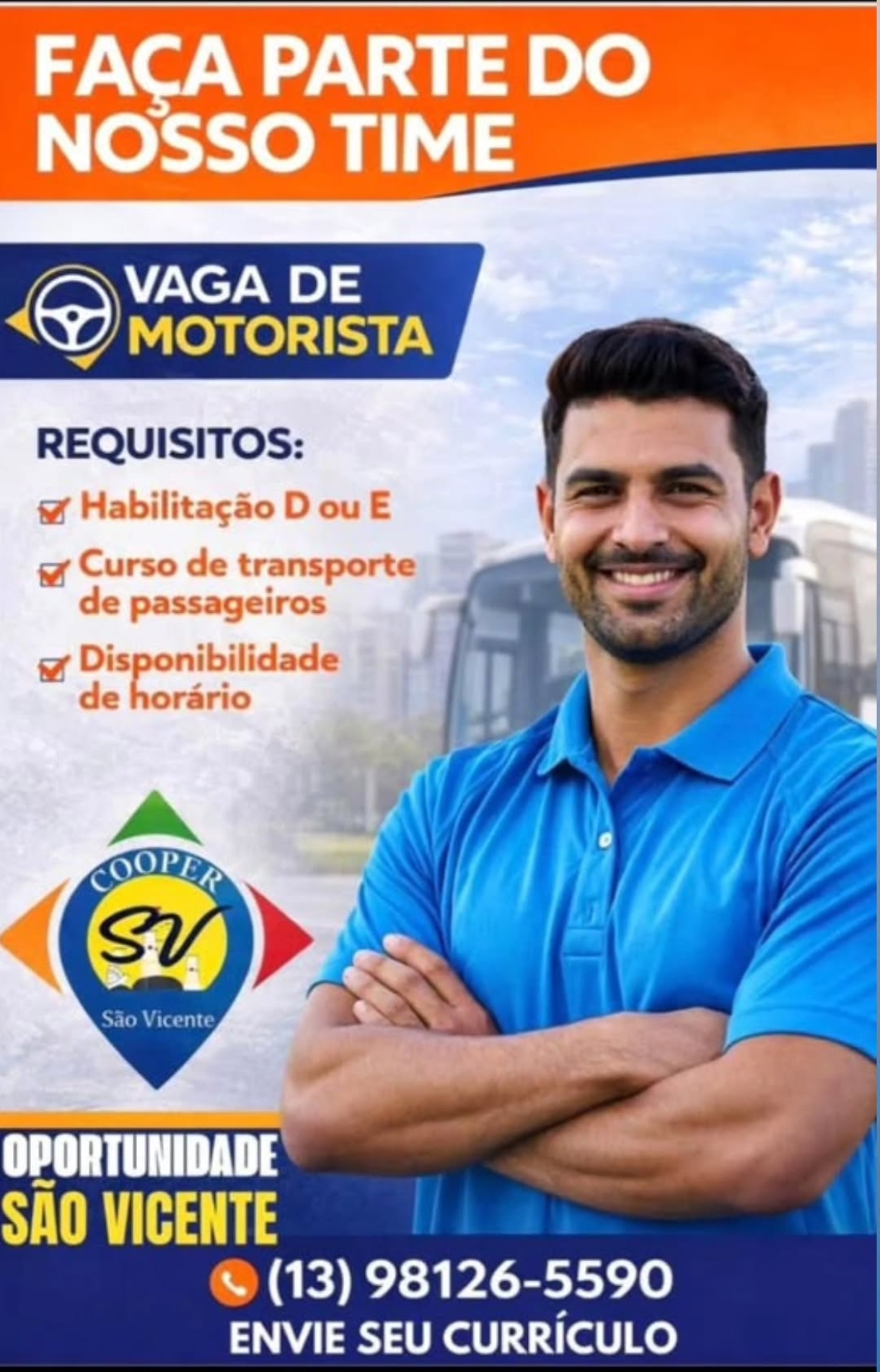 Vagas 13/04/2026 Baixada Santista